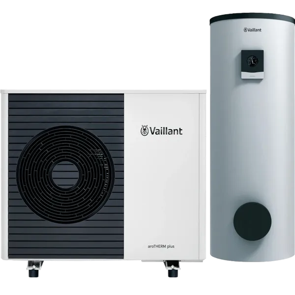 Vaillant aroTHERM Plus VWL 75/6 uniSTOR VIH RW 200 liter boiler main image