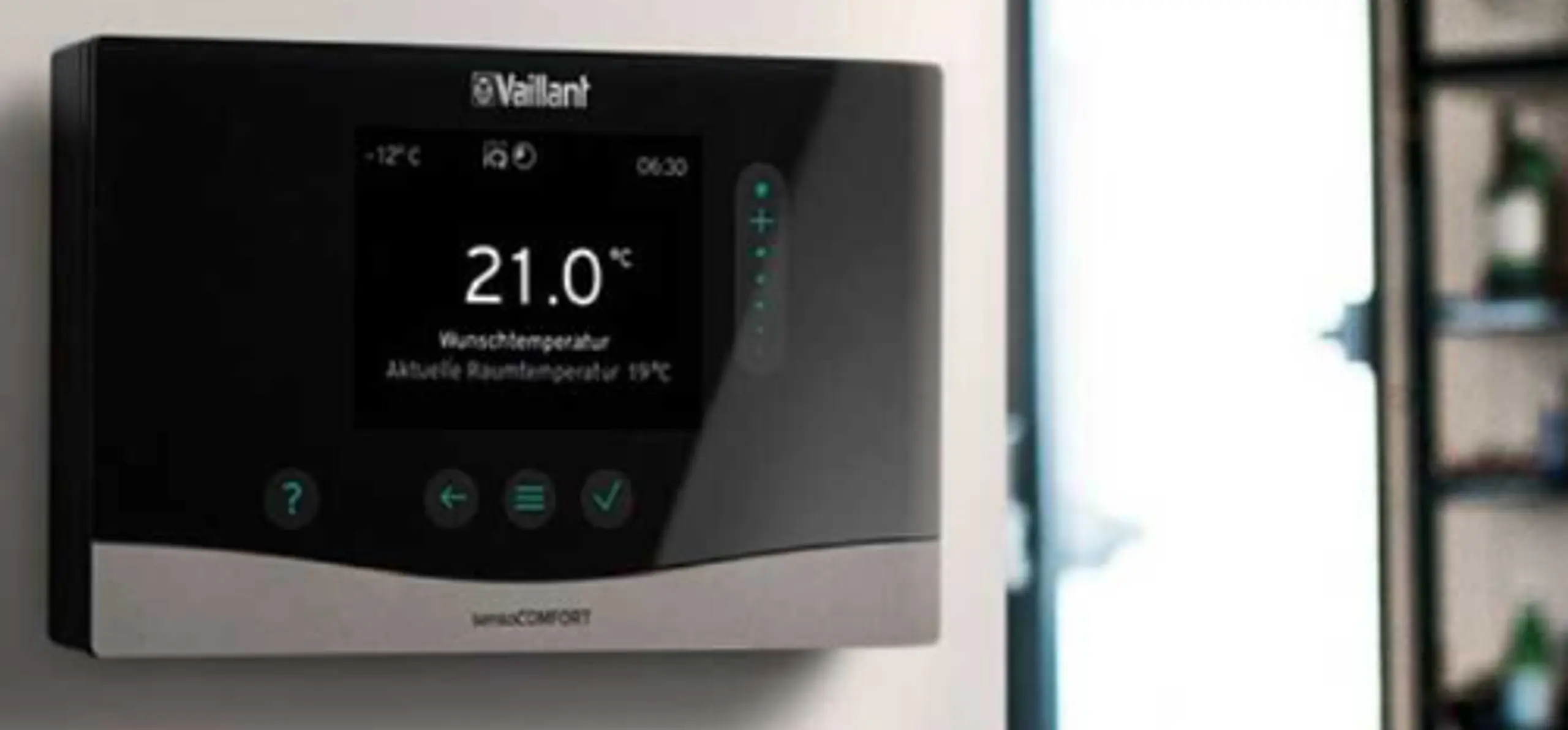 Foto van de Vaillant VRC720 sensoCOMFORT Thermostaat