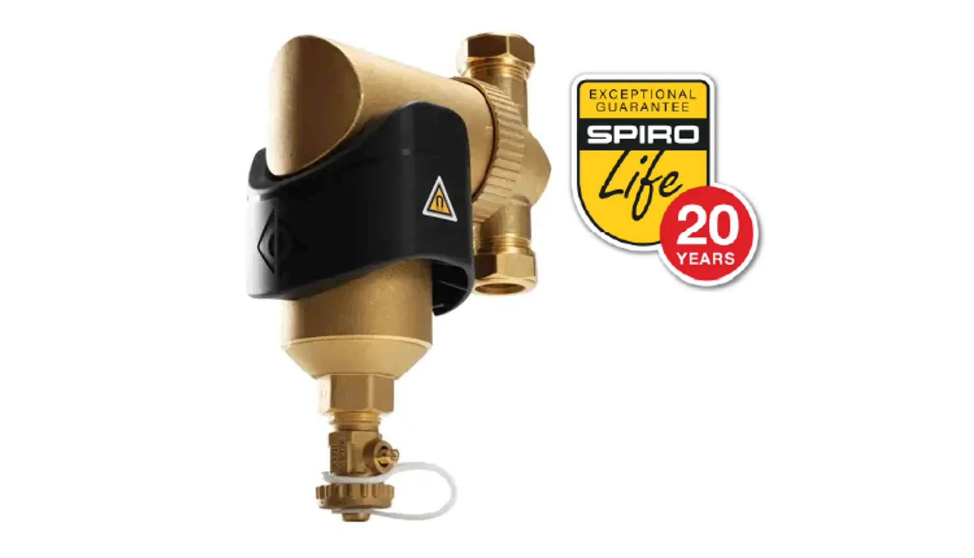 Foto van de Spirotech Vuilafscheider, bescherm uw cv-ketel (aanbevolen)