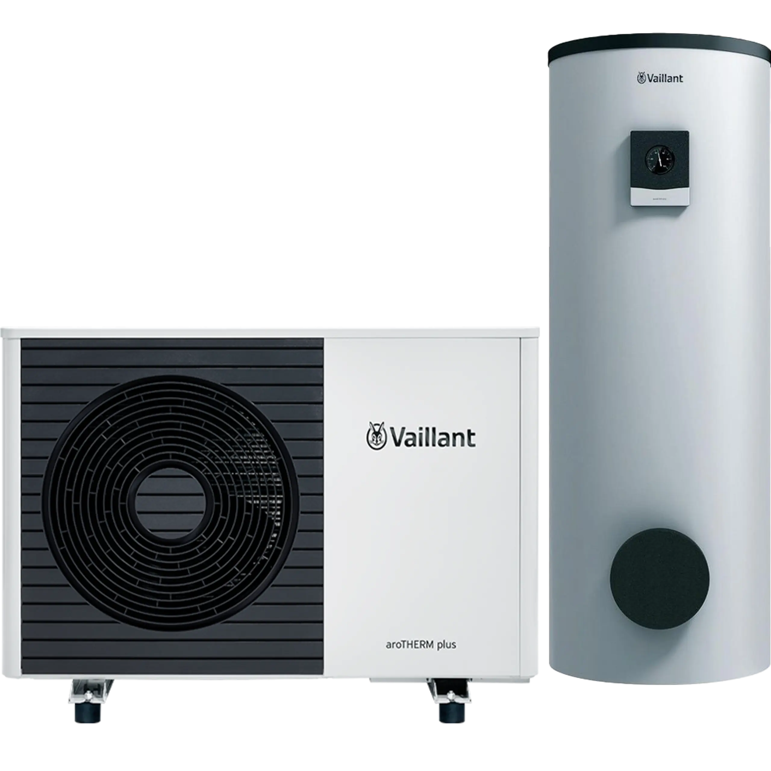 Foto van de  Vaillant aroTHERM Split VWL 35/5 AS uniSTOR VIH RW 200 liter boiler