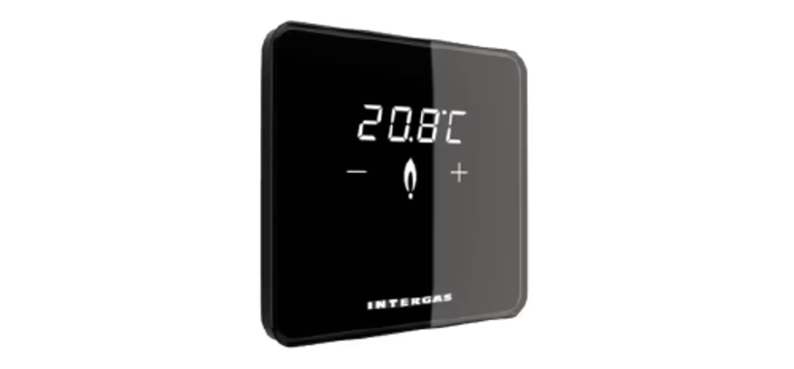Foto van de Intergas Comfort Touch thermostaat Zwart